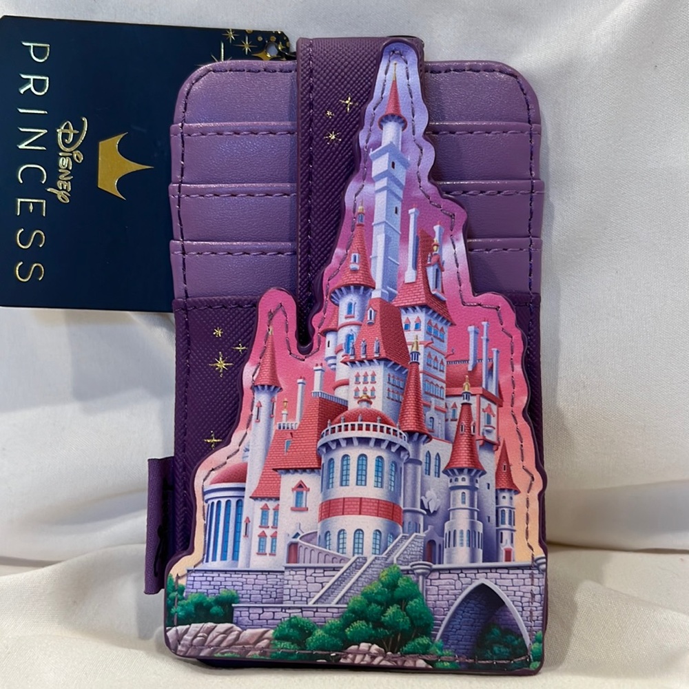 Loungefly Exclusive Disney Beauty and the Beast Castle Cardholder Belle NWT